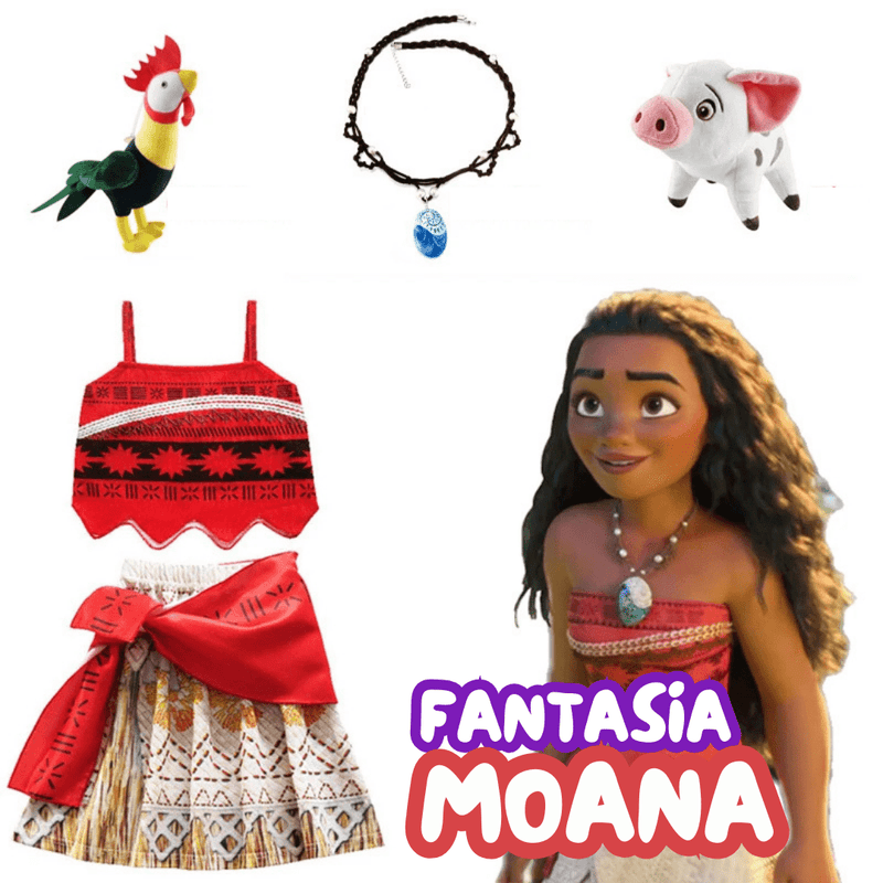 Fantasia Moana Infantil