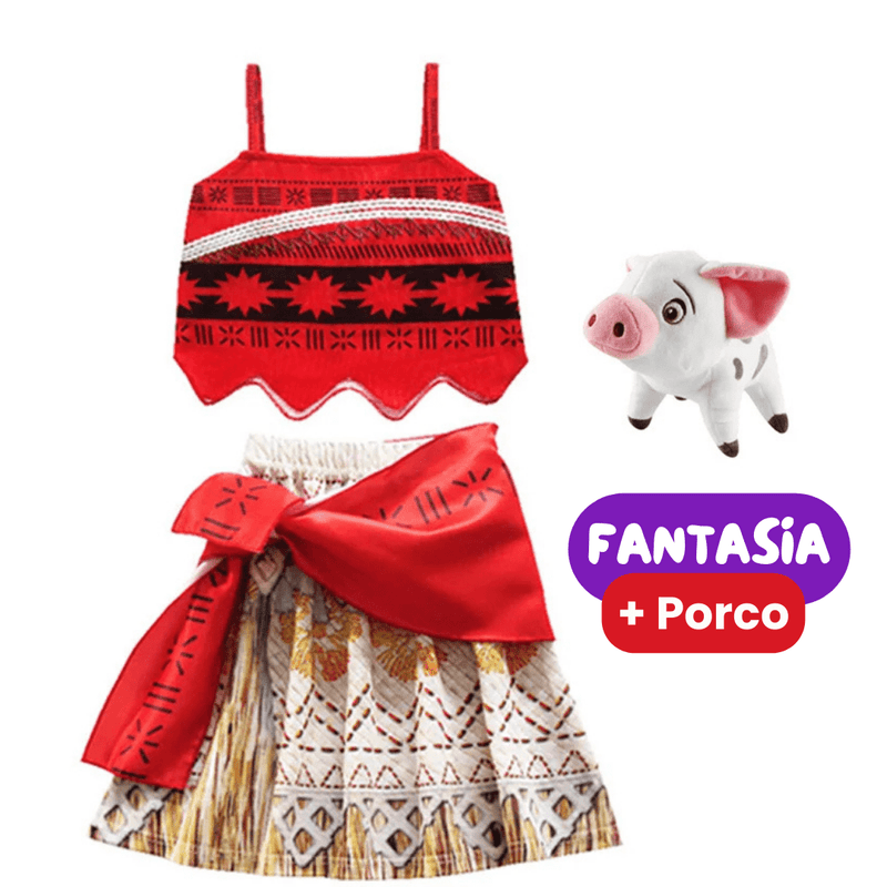 Fantasia Moana Infantil