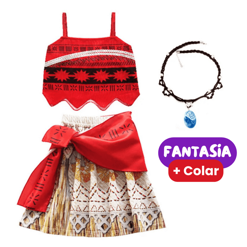 Fantasia Moana Infantil