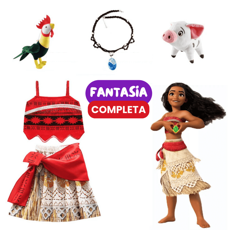 Fantasia Moana Infantil