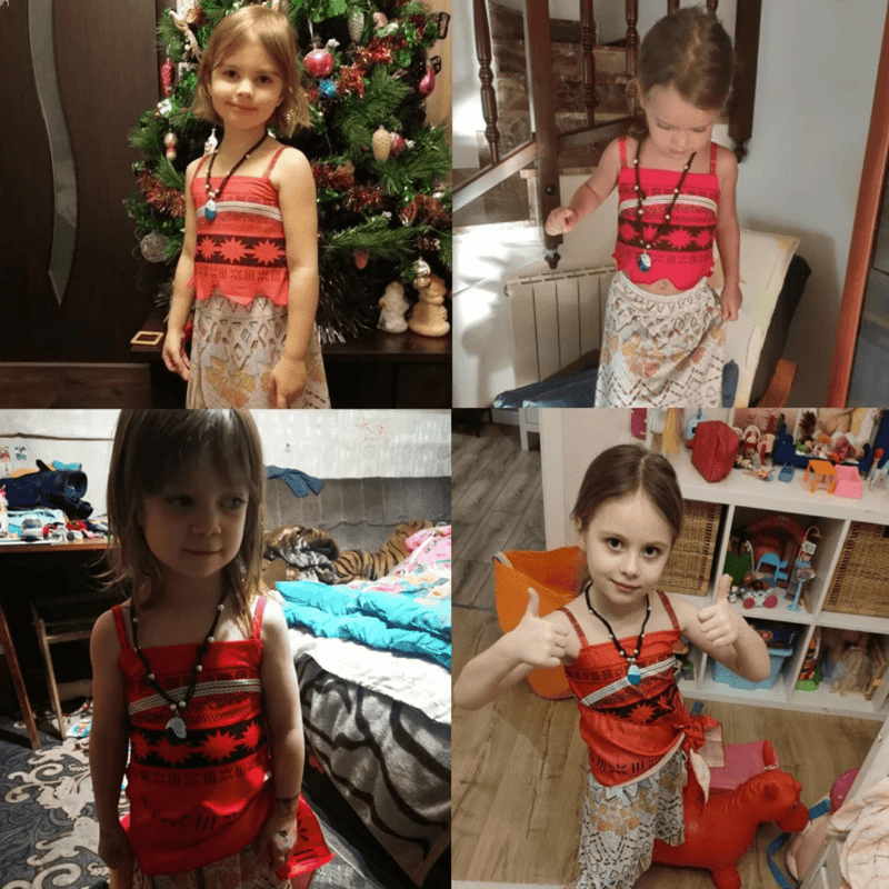 Fantasia Moana Infantil
