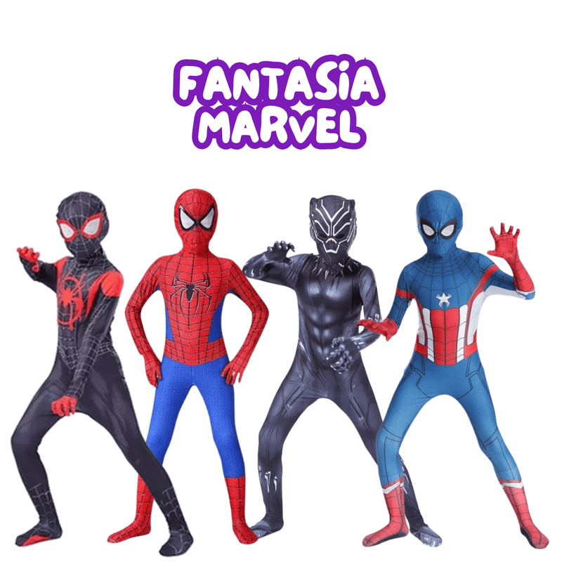 Fantasia Homem Aranha Marvel